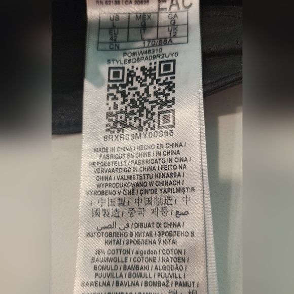 Guess Black Bib Overalls Stretch Dress Pants Romper Women's L - Picture 13 of 14